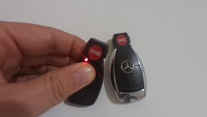 mercedes keyless lock unlock not working