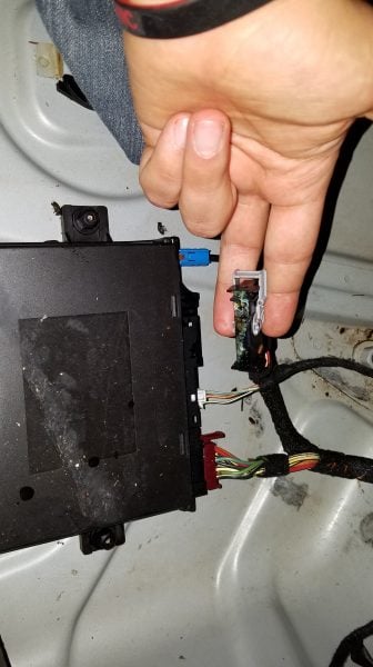 corroded wire electrical issue