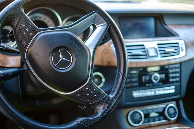 mercedes steering wheel android auto