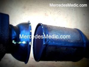 damaged catalytic converter