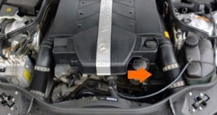 Power steering reservoir location mercedes benz