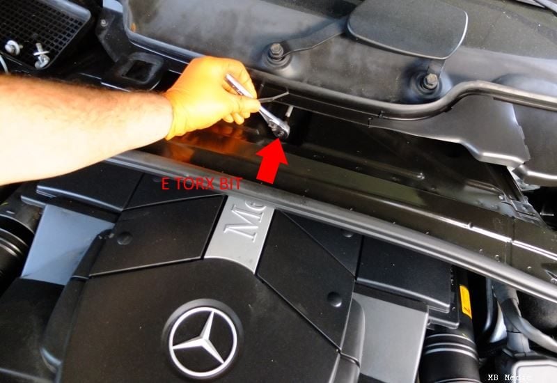 mercedes air suspension service cover