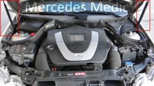 mercedes hood problem diy howto