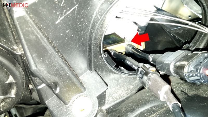 install ballast inside headlight