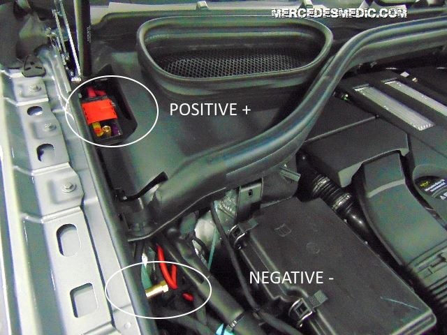 how to change mercedes battery without loosing settings