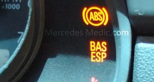 Mercedes ESP light on problem e s c ml class