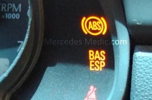 Mercedes ESP light on problem e s c ml class