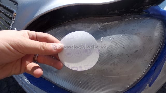 how to restore mercedes headlight the right way