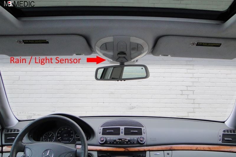 defective rain light sensor