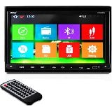 Pyle PLDNB78i Headunit Receiver 7-Inch Stereo Radio, GPS Navigation, Bluetooth, Touch Screen, Double DIN