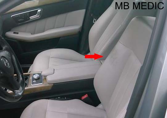 MERCEDES W212 INTERIOR PROBLEMS SEAT