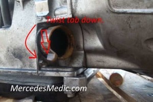 transmission plug disconnect mercedes benz